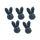 1pc Crochet Bunny Baby Pacifier Clip Chain BPA Free Wooden Beads Appease Soother Chain Clips Newborn Dummy Holder Nipple Clip