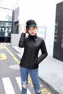 Light Duck Down Puffer Coat Women 2022 Autumn Coats Warm Duck Down Female Casual Jacket Stand Collar Pocket Lady Slim Jacket 3XL