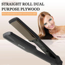 1Pc Small Portable Women Electric Hair Straightener Fast Warm-up Tourmaline Ceramic Heating Plate Hair Styling Hair Curler Tool