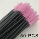 Disposable Eyelash Extension 5/50Pcs Eyebrow brush Mascara Wand Applicator Spoolers Eye Lashes Cosmetic Brushes Set makeup tools