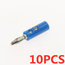 10Pcs/set Male Female J072 4mm Banana Plug Male And Female To Insert Connector Banana Pin DIY Model