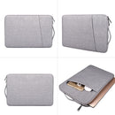 Side Carry Laptop Bag with Front Bag for iPad 13/14/15 inch Notebook Case for Macbook Computer Handbag Laptop Sleeve Briefcase
