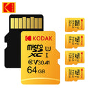 Original Kodak Micro SD Card 128GB Class10 Memory Card 64GB Microsd Flash Drive Card 256GB 32GB V30 U3 cartao de memoria