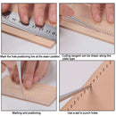 LMDZ Wooden Handle Awls DIY Leather Tent Sewing Awl Shoes Repair Tool Hand Stitcher Leather craft Awl Punch Hole Leather Tools