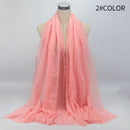 wholesale price 70*180cm women muslim crinkle hijab scarf femme musulman soft cotton headscarf islamic hijab shawls and wraps
