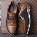 Big Size Brand Men Casual Shoes Fashion Classic Casual Men Leather Shoes Black Hot Sale Breathable Business Men Shoes Casual