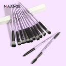 MAANGE Pro 3/5/12 Pcs Makeup Brushes Set Eyeshadow Eyeliner Eyelash Eyebrow Brush Beauty Make up Blending Tools Maquiagem