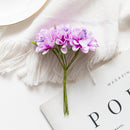60PCS Artificial Flowers Mini Bouquet Stamen Wedding Party Christmas Decorations for Home DIY Handmade Wreaths Craft Fake Plants