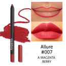 1PC Matte Lipsticks Pen Natural Waterproof Lip Liner Pencil Contour Makeup Sexy Brown Lip Stick Long Lasting Cosmetic Tools