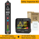 BSIDE Digital Socket Tester Smart Voltage Detector RCD GFCI NCV Test Large display Outlet checker EU US UK Plug Ground Zero Line