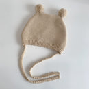 Winter Spring Crochet Baby Hat Soft Pompom Infant Toddler Cap Beanie Solid Color Kids Knitted Warm Bonnet Hat