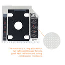 TISHRIC 9.5 12.7mm HDD Caddy Aluminum Universa SATA 3.0 2.5" SSD CD DVD to HDD Case Optibay Enclosure CD-ROM ODD