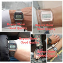 Rose Gold Silver Watches Men Women Electronic Digital Display Retro Style Clock Men&