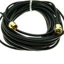 RG316 RG174 Cable SMA Male To SMA Male Female Nut Bulkhead Extension Coax Jumper Pigtail