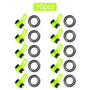 10pcs/lot Fishing Rod Pole Hook Keeper for Lockt Bait Lure Accessories Jig Hooks Safety Keeping Holder Fishing Tool