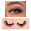 FOXESJI Makeup Eyelashes 3D Mink Lashes Fluffy Soft Wispy Natural Cross Lash Extension Reusable Fake Lashes Mink False Eyelashes