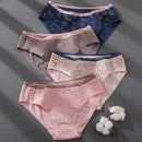 3PCS/Set Women Panties Cotton Underwear Patchwork Cute Design Female Lingerie Underpants Pantys Sexy Briefs Intimates for Girls