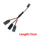 Droyuke 1PCS 15/30/50cm 1to1 1to 2 1 to 3 1 to 4 RC Servo Extension Wire Cable for Futaba JR Male to Female RC Model
