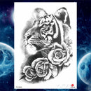 Girls Bracelet Chains Rose Tattoo Stickers Butterfly Body Arm Totem Tattoos Temporary Women Wrist Sexy Black Fake Tatoos