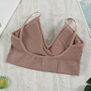CHRLEISURE 2Pcs Bra Set Underwear Set Women Panties Sexy G-String Seamless Bralette Female Lingerie Soft Tank Crop Top 2022 New