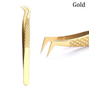 1 Pcs Eyelashes Tweezers Stainless Steel superhard Tweezers High Precision Anti-static tweezers for Eyelash Extensions
