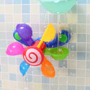 Baby Bath Toys Colorful Waterwheel Bathing Sucker Bathtub Water Spray Play Set Shower Sprinkler Toy For Kids Toddler Children