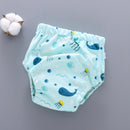 Hot 6 Layer Waterproof Reusable Cotton Baby Training Pants Infant Short Underwear Cloth Baby Diaper Nappies Panties for Children