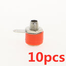 10Pcs/set Male Female J072 4mm Banana Plug Male And Female To Insert Connector Banana Pin DIY Model