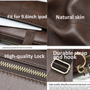 WESTAL Men's Bag Genuine Leather Men Briefcase for Laptop 14 Messenger Men's Leather Bag Business Portfolio for Document A4 7022