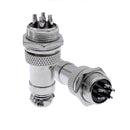 5/8" GX16 Aviation Circular Connector 2Pin3pin4pin 5pin6pin7pin8pin9pin10pin Male & Female Diameter 16mm L73 RS765 DF16 M16