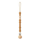 Baby Pacifier Clips Silicone Beads Wooden Ring Pacifier Chain Infant Nipple Appease Soother Chain Clips Dummy Holder Nipple Clip