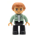 Big Size Action Figures City Princess Policemen Family Building Block Doll Character Accessory Toys Assembly Children Kids Gift