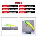 HENGJIA 1pcs 15cm 15g Deep Diving Jerkbait Artificial Hard Bait Fishing Wobblers Minnow Lure for Bass Pike Carp Fishing Tackle
