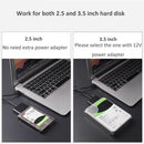 Sata to Usb 3.0 Cable 22PIN SATA Adapter Support 12TB Power supply for PC 2.5/3.5 inch Hard Drive HDD SSD laptop