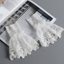 New Fake sleeves autumn winter wild sweater decorative sleeves pleated wrist Pleated organ fake sleeves universal fake cuff
