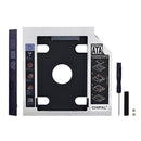 CHIPAL 2nd HDD Caddy 12.7mm 9.5mm SATA 3.0 2.5'' HD Hard Disk Drive Enclosure SSD Case Box For Laptop CD-ROM DVD-ROM Optical Bay