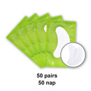 50Pairs Eyelash Pad Gel Patch Grafting Eyelashes Under Eye Patches For Eyelash Extension Paper Sticker Application Make Up Tools
