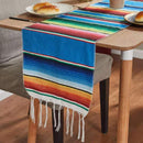 Boho Ethnic Style Beach Blanket Beach Towel Tassels Throw Rug Mexican Style Blankets Picnic Blanket Handmade Striped Tablecloth