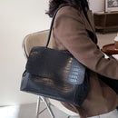 Designer Crocodile Pattern women handbag Large Capacity Shoulder Bags for female 2022 Casual Totes Pu Leather messenger bag