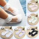 Cute Lace Flower Mesh Summer Newborn Baby Socks Cotton Baby Girl Socks See Through Anti Slip Socks Calcetines Skarpetki Sokke
