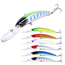 HENGJIA 1pcs 15cm 15g Deep Diving Jerkbait Artificial Hard Bait Fishing Wobblers Minnow Lure for Bass Pike Carp Fishing Tackle