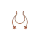 2021 Fake Piercing Nose Ring Alloy Nose Piercing Hoop Septum Rings For Women Fashion Body Jewelry Gifts Magnetic Fake Piercing