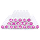 20pc Reusable Eyebrow Brush Tube Leopard Serpentine Diamond Flask Mascara Wand Dust-proof Eyelash Extension Supplies Makeup Tool
