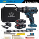 New Style 21V 16.8V 12V Electric Cordless Screwdriver 3 Functions Wireless Impact Drill Mini Lithium Battery Charging Hand Drill