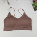 High Elastic Bra Women Gathering Bralette Push Up Bra Summer Anti-light Korean Style Wild Bra Tube Top Sexy No Rims Lingerie