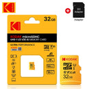 KODAK EVO Plus 256GB Memory Card 128GB U3 4K Micro SD Card 64GB 32GB SDHC Microsd UHS-I C10 TF Trans Flash Microsd with Adapter