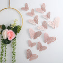 12pcs Suncatcher Sticker 3D Effect Crystal Butterflies Wall Sticker Beautiful Butterfly for Kids Room Wall Decal Home Decoration