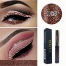 DNM 16 Color Glitter Liquid Eyeliner Pearlescent Sequins Bright Eye Shadow Shiny Long Lasting Waterproof Eyeshadow Makeup TSLM1