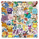 10/50pcs Kawaii Pokemon Anime Stickers Pikachu Stickers Laptop Suitcase Skateboard Guitar Phone Cartoon Stickers Kid Gift Toys