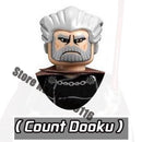 Disney Luke Skywalker Ahsoka Tano Building Block Yoda Obi-Wan Kenobi Sith Kylo Ren Count Dooku Starkiller Brick Figure Toy